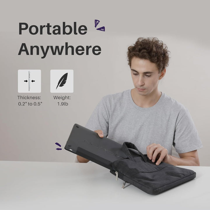 GAOMON PD1320 13,3 Zoll Graphictablet mit Display, HD -IPS -Monitor mit 8192 Druckpegeln und Batteri