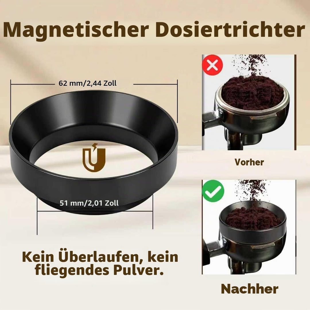 Siebträger Zubehör, 51mm Barista Zubehör, WDT Tool, 51mm Tamper Set & Kaffeeverteiler Mit Leveler, D