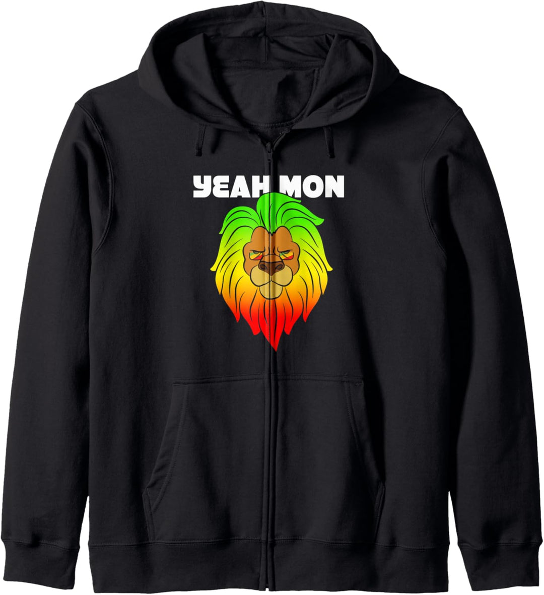 Ja Mann Mon Rasta Lion Reggae Kapuzenjacke
