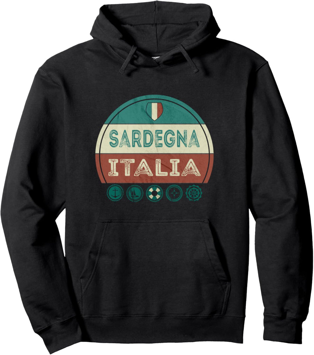 Sardinien Sardegna Italien Urlaub Souvenir Pullover Hoodie