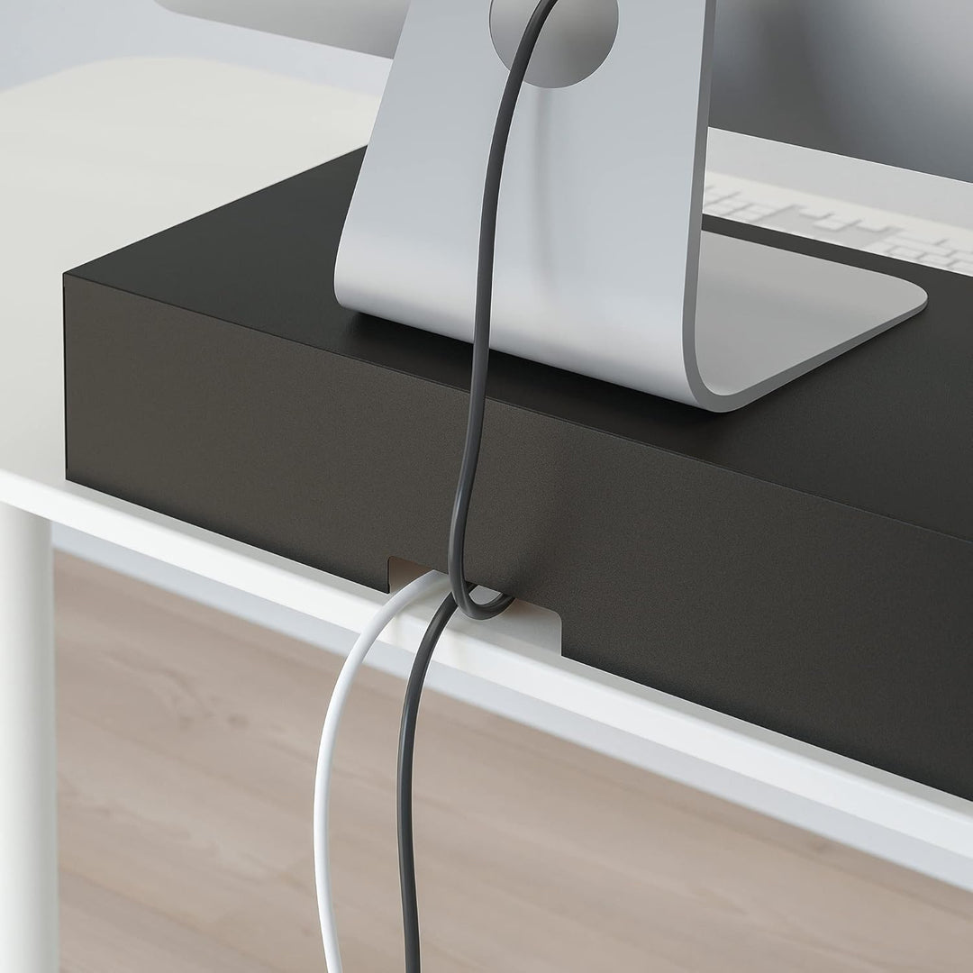 IKEA ELLOVEN Monitorständer mit Schublade, Anthrazit