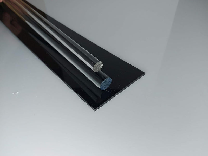 Acrylglas XT, Rundstab klar, Ø 40 mm Lang 500 mm farblos alt-intech®