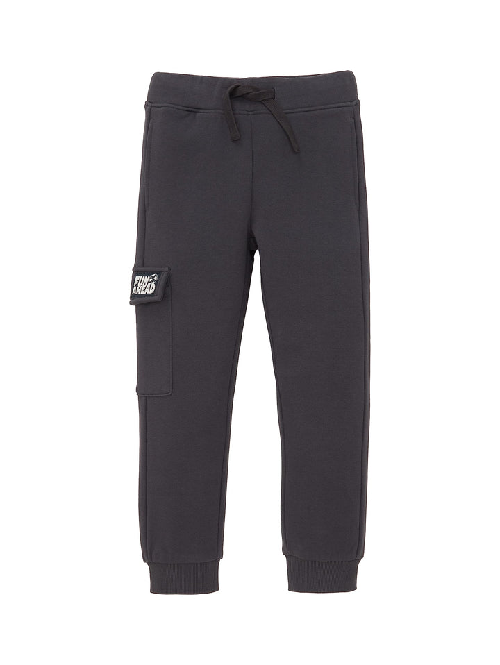 TOM TAILOR Jungen Cargo Jogginghose 92-98 29476 - Coal Grey, 92-98 29476 - Coal Grey