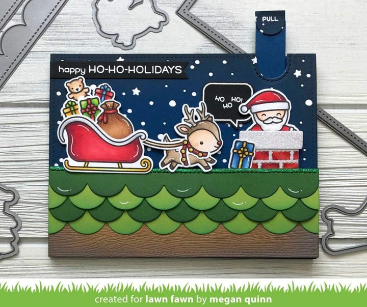 Lawn Fawn, Clear Stamp, ho-ho-Holidays Stamps only, Stamps only