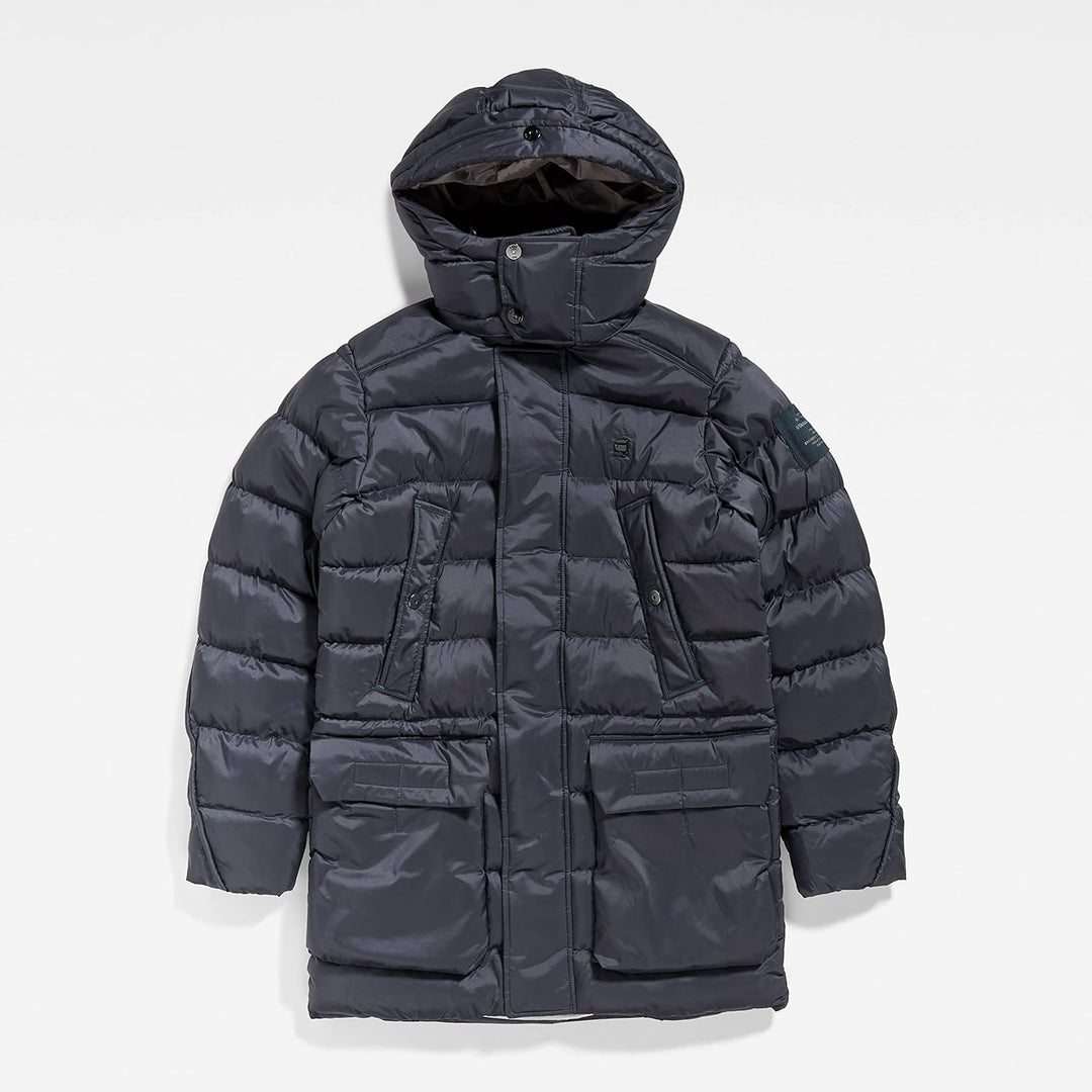 G-STAR Herren G-whistler Padded Hooded Parka Jackets M Blau (salute D20102-D199-C742), M Blau (salut