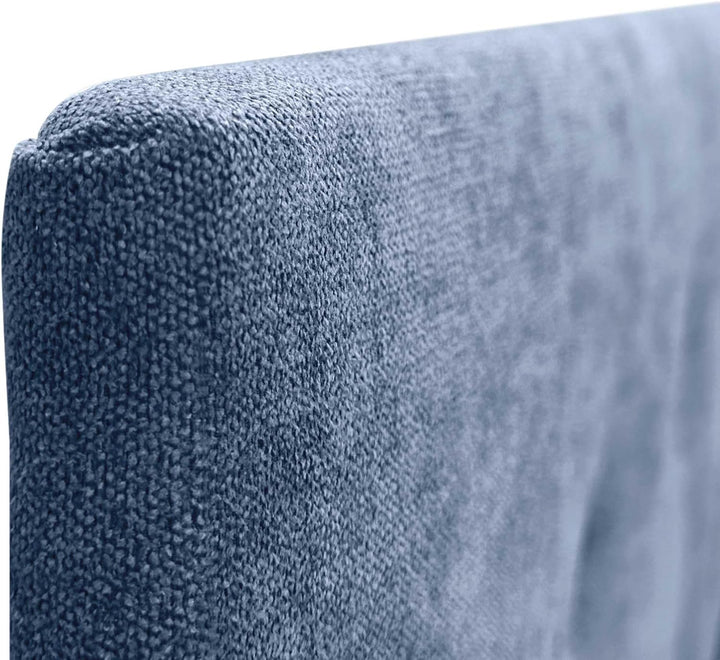 DHOME Kopfteil aus Kunstleder oder Stoff AQUALINE Glattes gepolstertes Kopfteil Luxusbett Kopfteil (