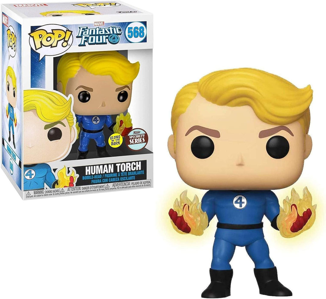 Pop! Marvel: Fantastic Four- Human Torch Glow-In-The-Dark Standard