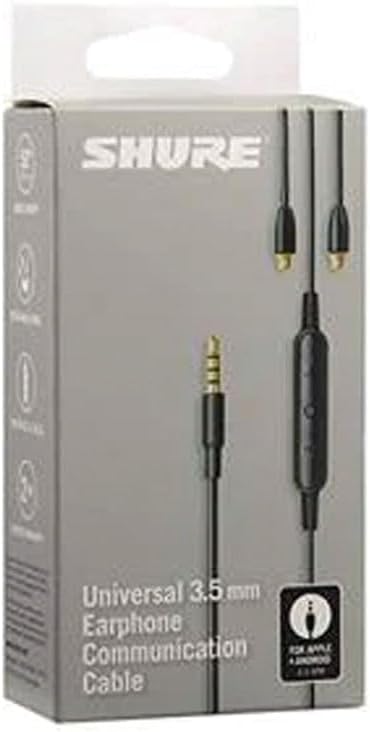 Shure RMCE-UNI Universal-Ohrhörer-Kabel 3,5 mm für Sound Isolating mit abnehmbarem Kabel (SE215, SE3