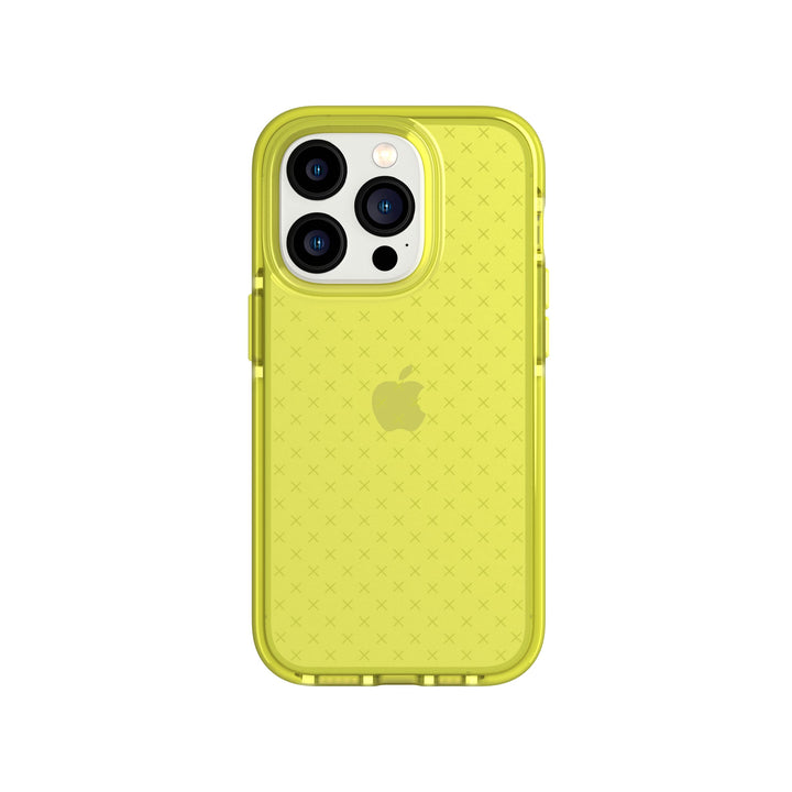 tech21 iPhone 14 Pro Evo Check - Stossdämpfende &amp; schlanke Schutzhülle mit 16 Fuss FlexShock Multi-D