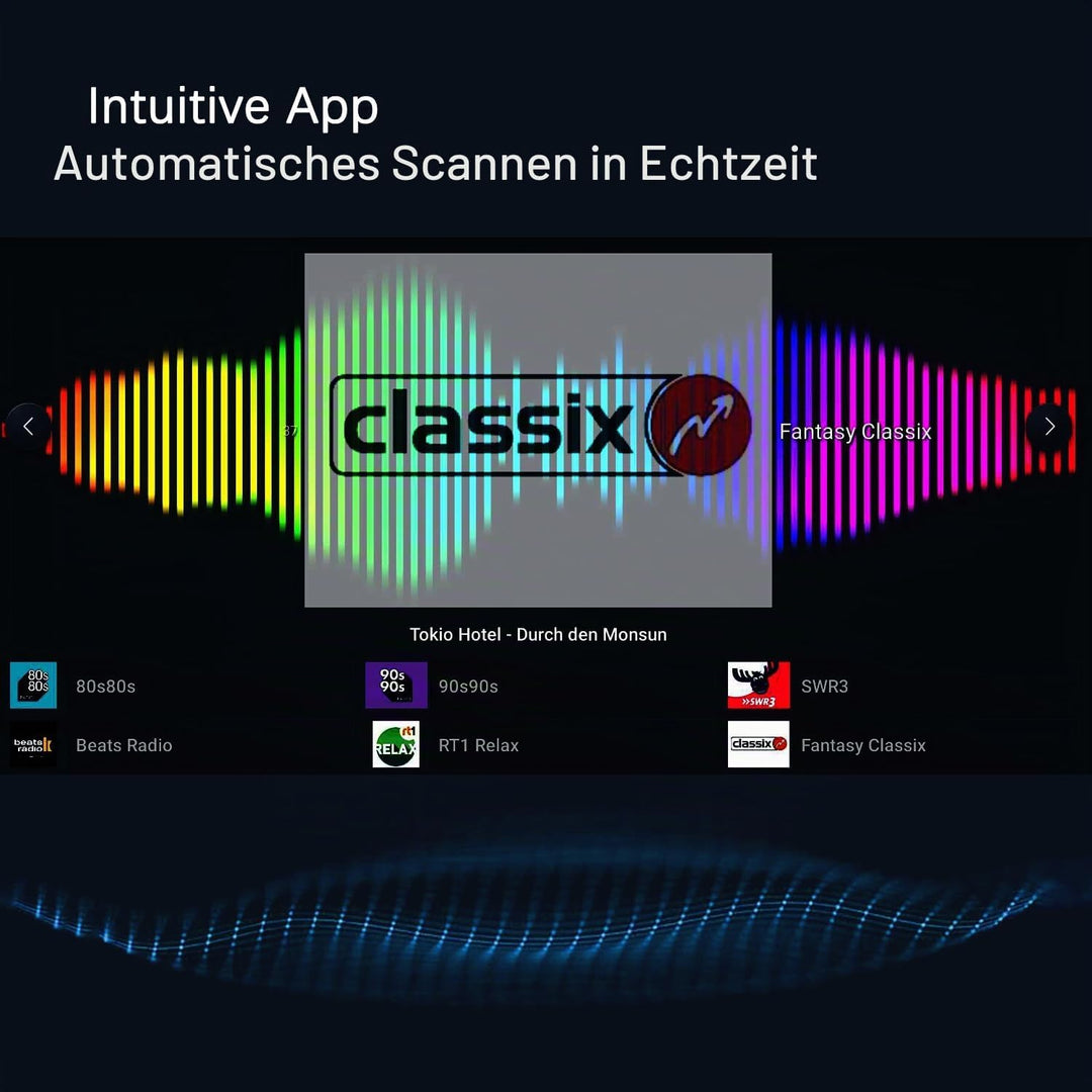 DAB+ Tragbarer Radio Adapter USB,Mobiler Digitaler Radio Tuner Rundfunkempfänger Stick Für Android T