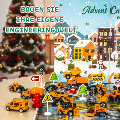 Adventskalender Kinder, Adventskalender 2023 Kinder Auto Spielzeug ab 3 4 5 6 Jahre Junge Mädchen Ki