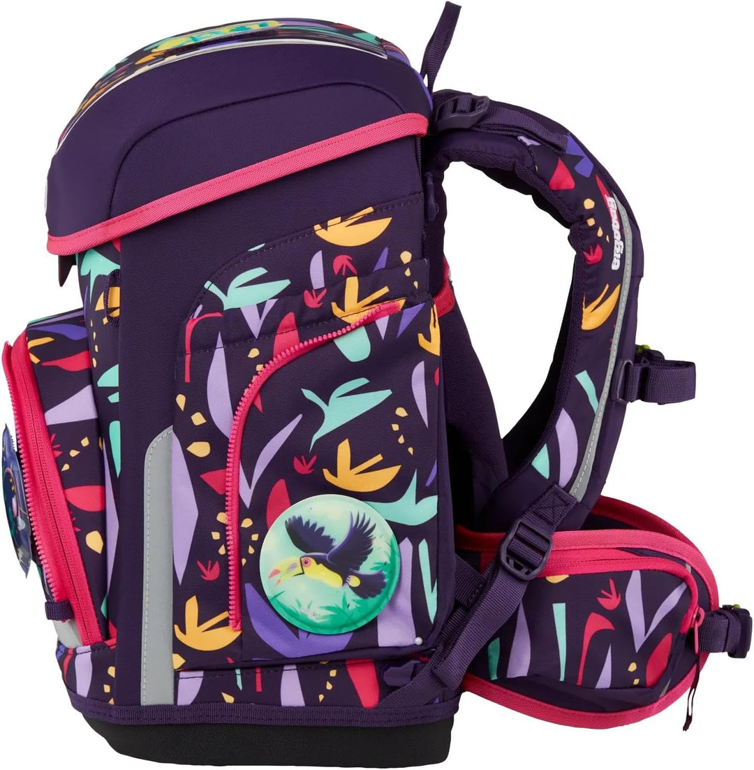 ergobag cubo Set ergonomischer Schulranzen Klassisch 5-teilig 1. Klasse Grundschule 20 L Ambärzonas