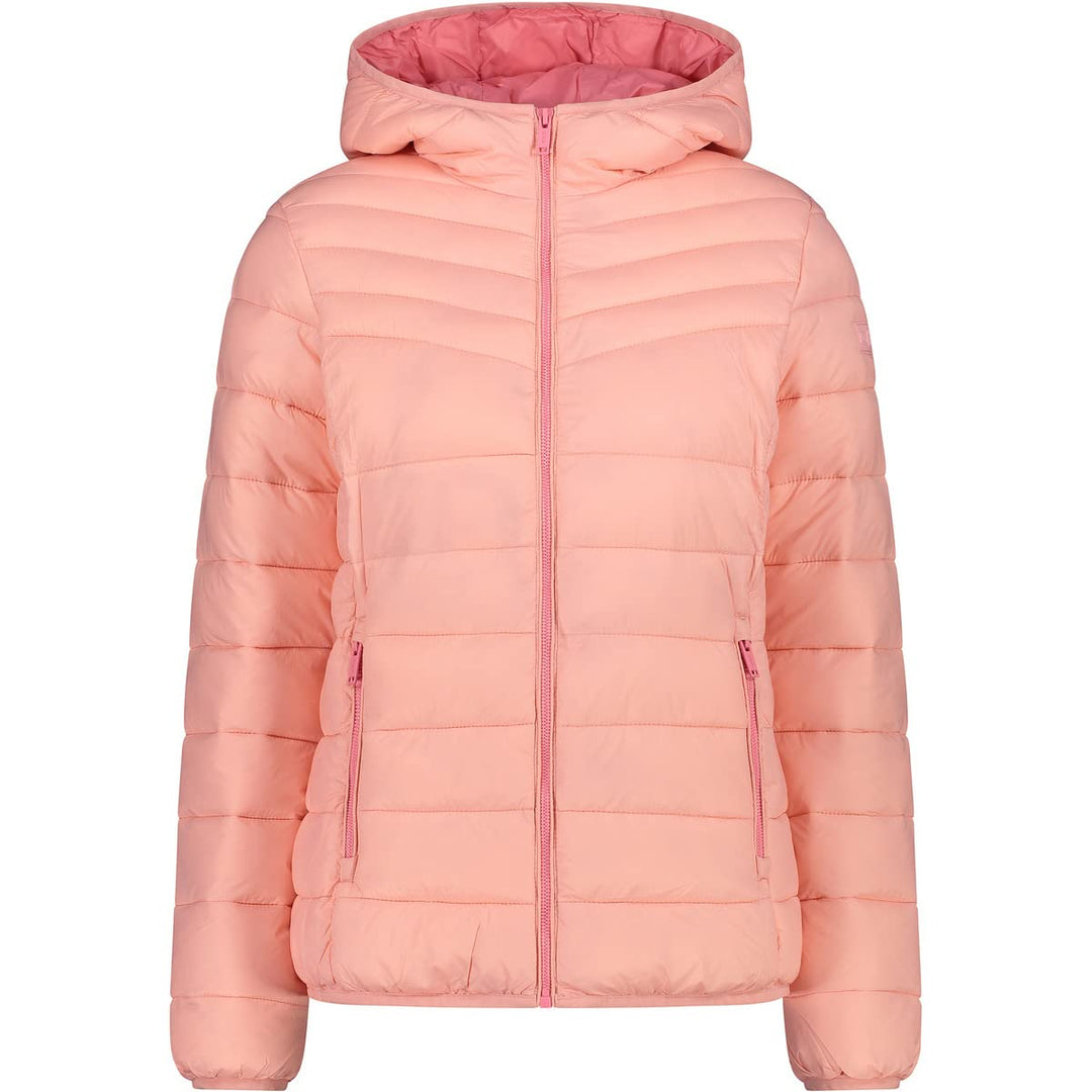 CMP Damen Woman Jacket Fix Hood Coat 34 Peach, 34 Peach