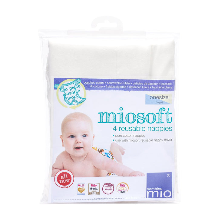 Bambino Mio, mioduo Windeleinlage, onesize, 4er Packung, NAPPY PACK, weiβ, einheitsgrösse (5+kg) "Di