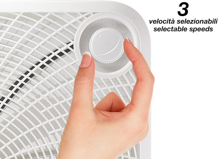 BEPER P206VEN550 Box Ventilator 50 cm - Box Fan, Konzipiert für Grosse Umgebungen, Box Fan