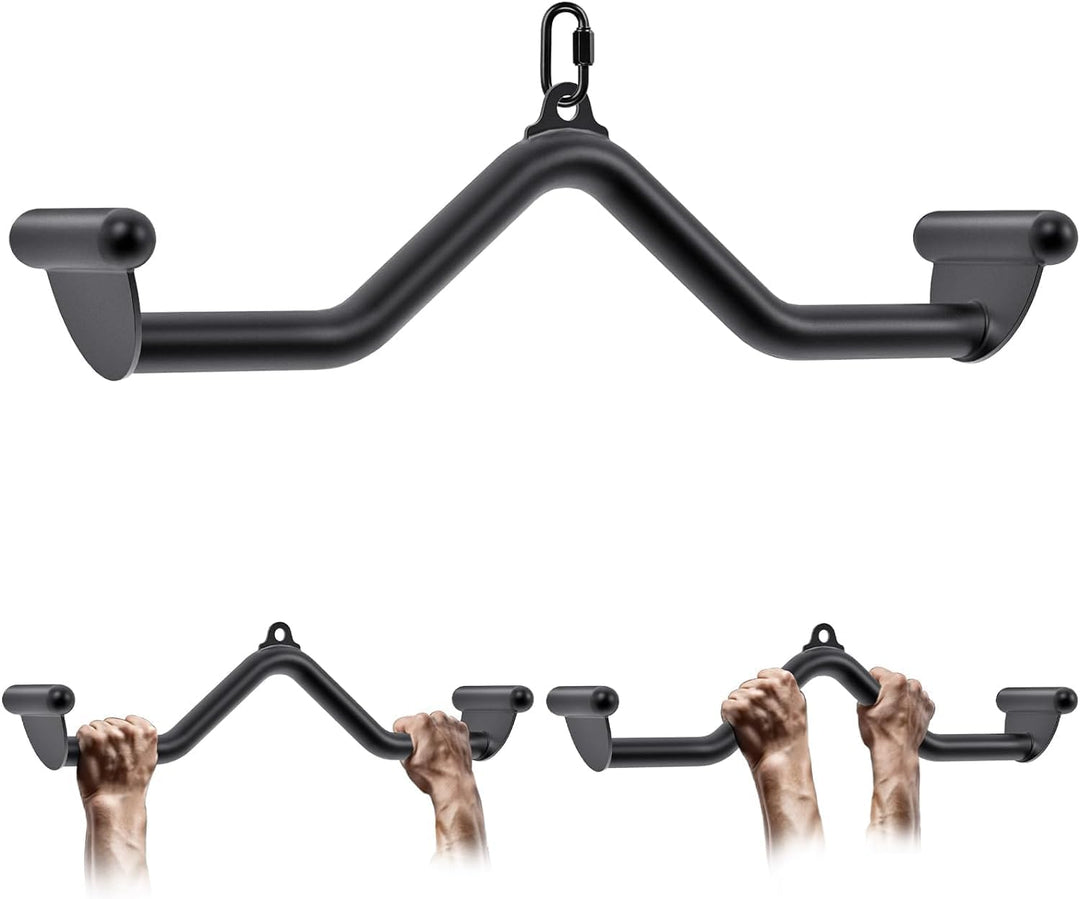 SELEWARE 61.0 cm Multi-Grip Latzugstange - Langlebiger legierter Stahl, ergonomischer Griff, vielsei