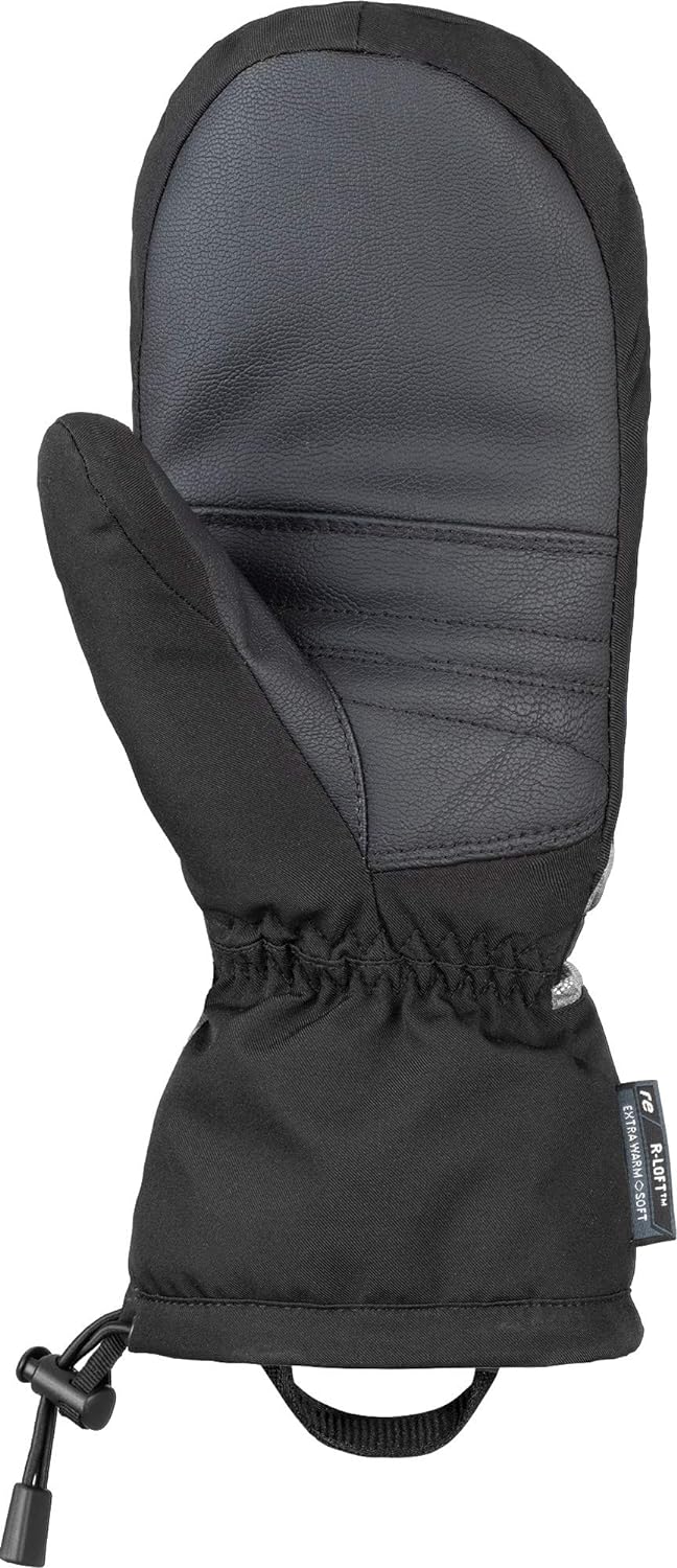 Reusch Damen Demi R-tex Xt Fäustlinge 6.5 black / grey melange / silver, 6.5 black / grey melange /
