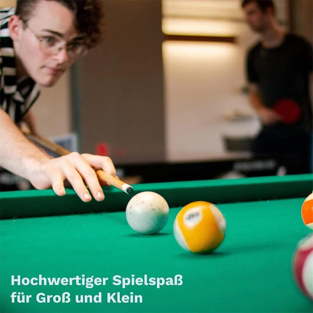 2 kleine Billard-/Snooker-Queues, handgefertigt, für Kinder und Erwachsene, ideal für enge Räume und