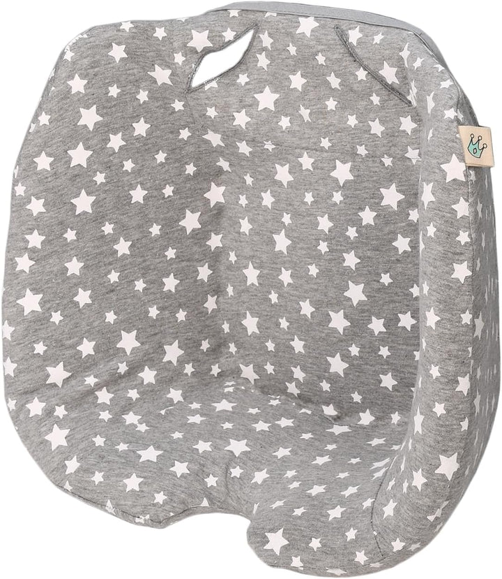 JYOKO Kids Bezug für Sitzverkleinerer kompatibel mit Maxi Cosi Pebble (White Star, Maxi Cosi Pebble