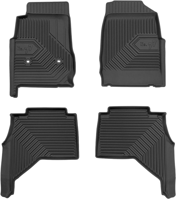 SMK Gummimatten Auto fussmatten Satz für Isuzu D-MAX II 2011-2019 Erleben Sie einen neuen Standard d