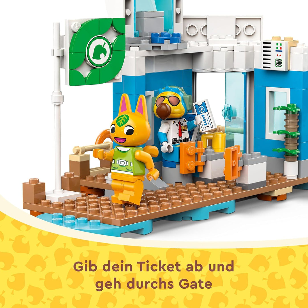 LEGO Animal Crossing Flieg mit Dodo Airlines, Videospiel-Spielset, Flughafen-Spielzeug, Wasserflugze