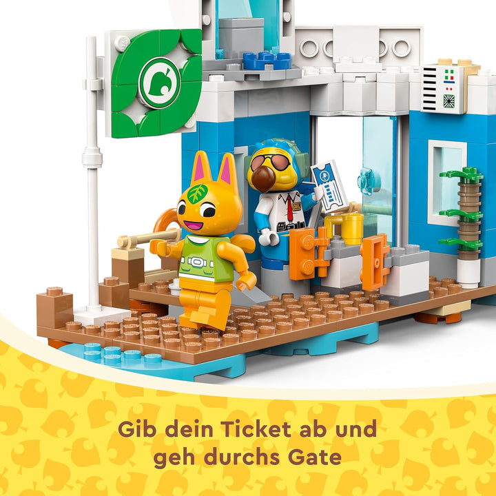 LEGO Animal Crossing Flieg mit Dodo Airlines, Videospiel-Spielset, Flughafen-Spielzeug, Wasserflugze