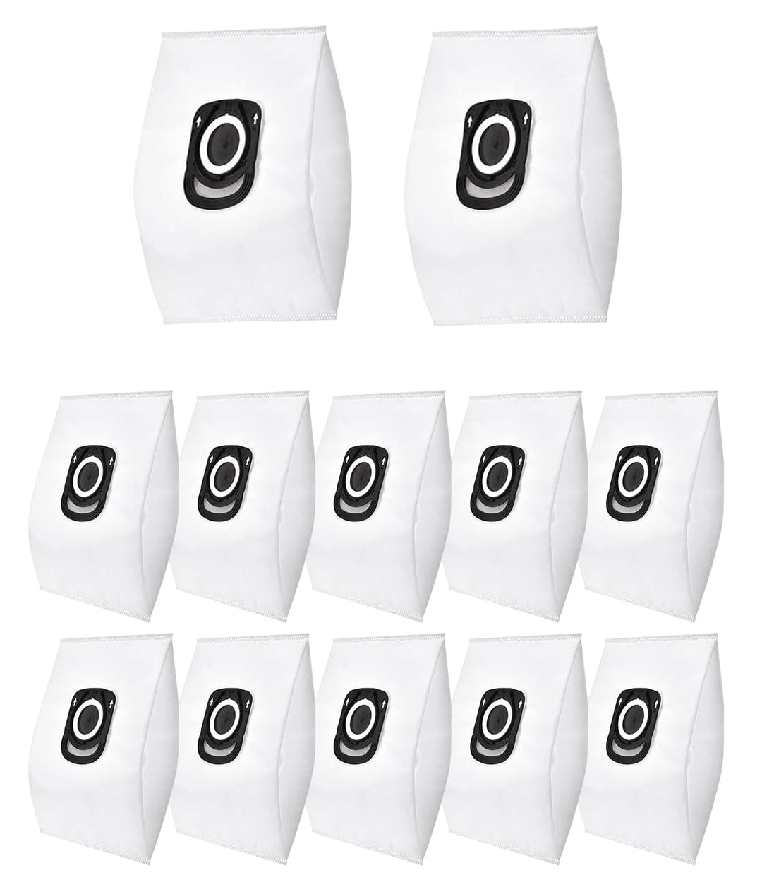 12 Staubsaugerbeutel für Rowenta Hygiene + ZR200520 ZR200720, Silence Force Modelle, Kompatibel Mit