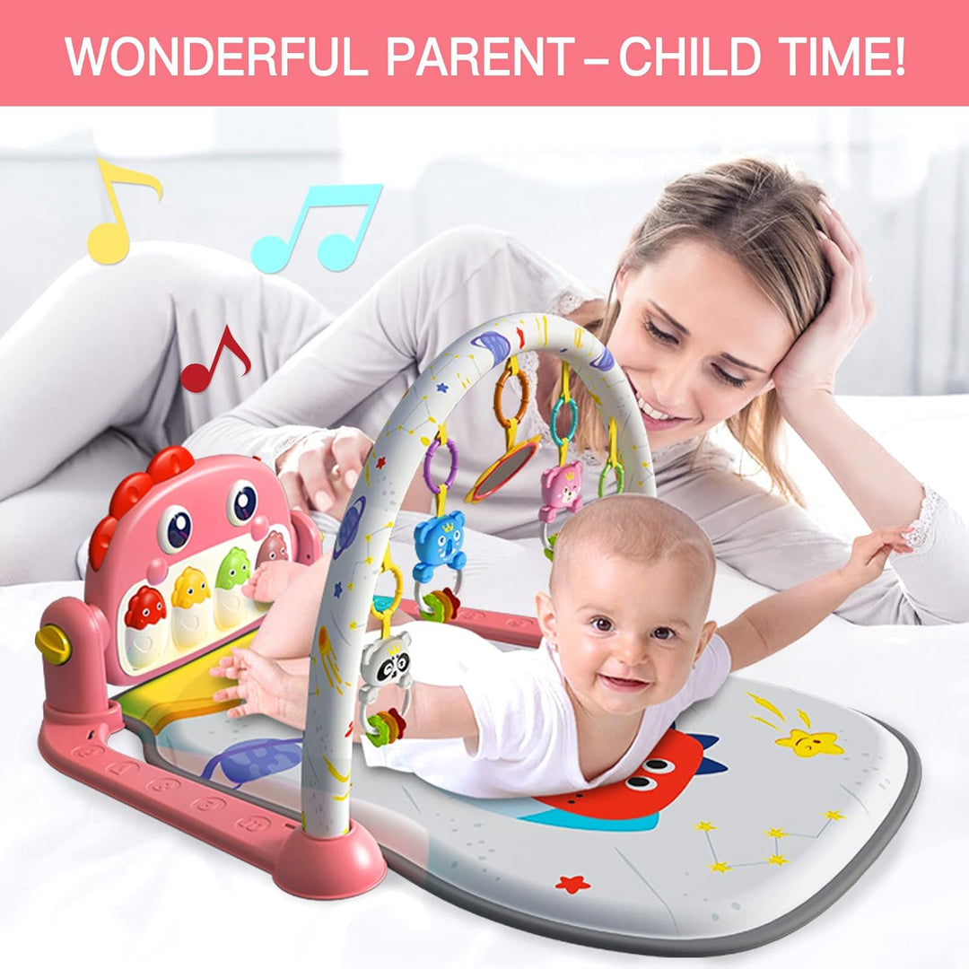 Eners Baby Gym Spielmatte Musikalische Aktivitätsmatte Piano Baby Play Gym Bauchzeit Gepolsterte Mat