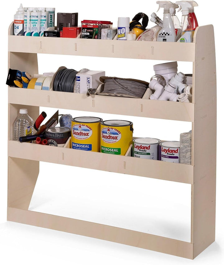 Vanify - Kompatibel mit Opel VIVARO L2 2014-19 Fahrzeugeinrichtung Fahrzeugregale, Fahrerseite hinte