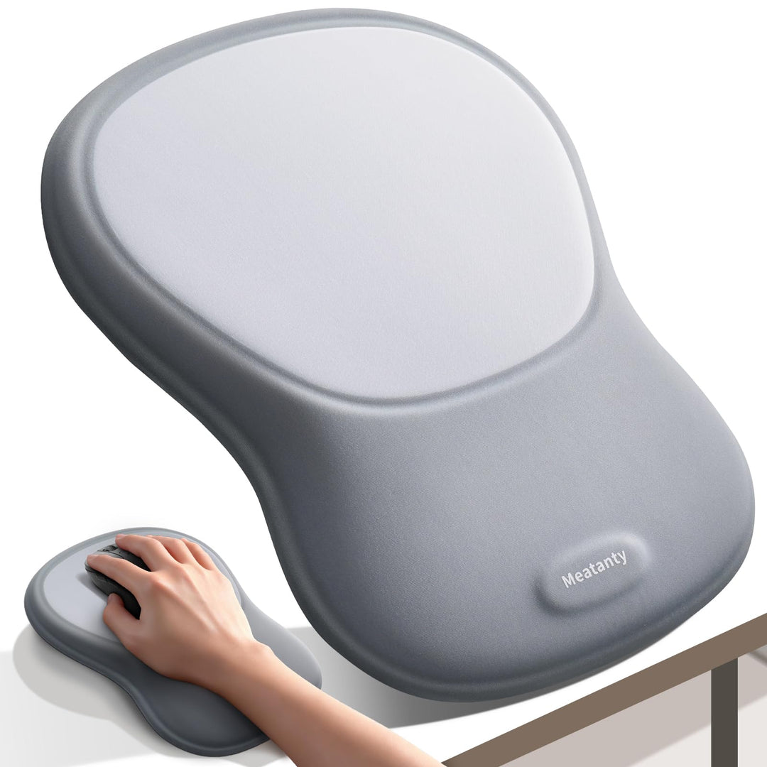 MEATANTY Mauspad mit Gelkissen, Ergonomisches Mousepad Handauflage [Schmerzlinderung] [Gesunde Haltu