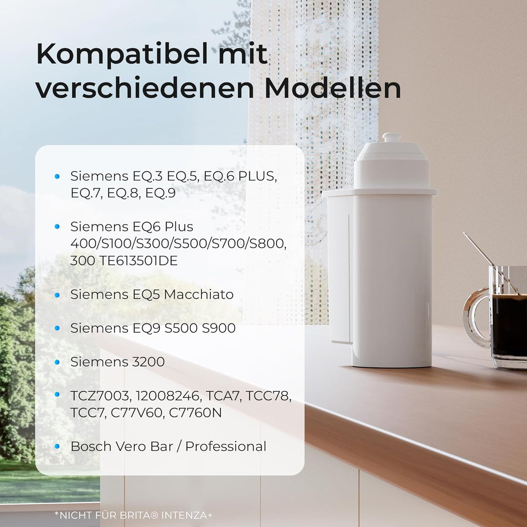 Waterdrop Ersatzwasserfilter für Siemens® EQ Series, EQ5, EQ6, EQ7, EQ9, EQ500, Bosch® TCZ7003, TCZ7