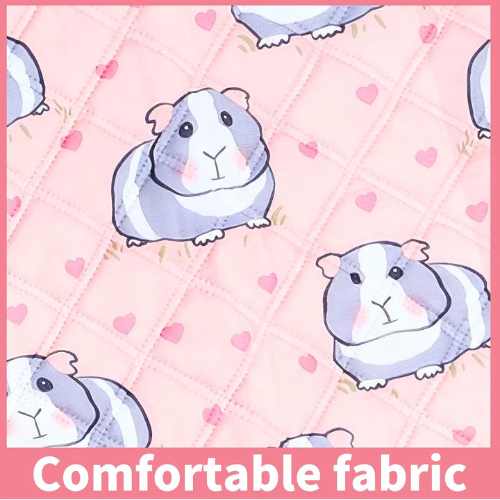 pipipads meerschweinchen, 1 Stück Pads für Meerschweinchen Hamsterkäfigmatte, 60x120cm, Rosa, Ideal