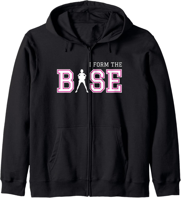 Cheer I Form The Base Cheerleader Cheerleading Kapuzenjacke