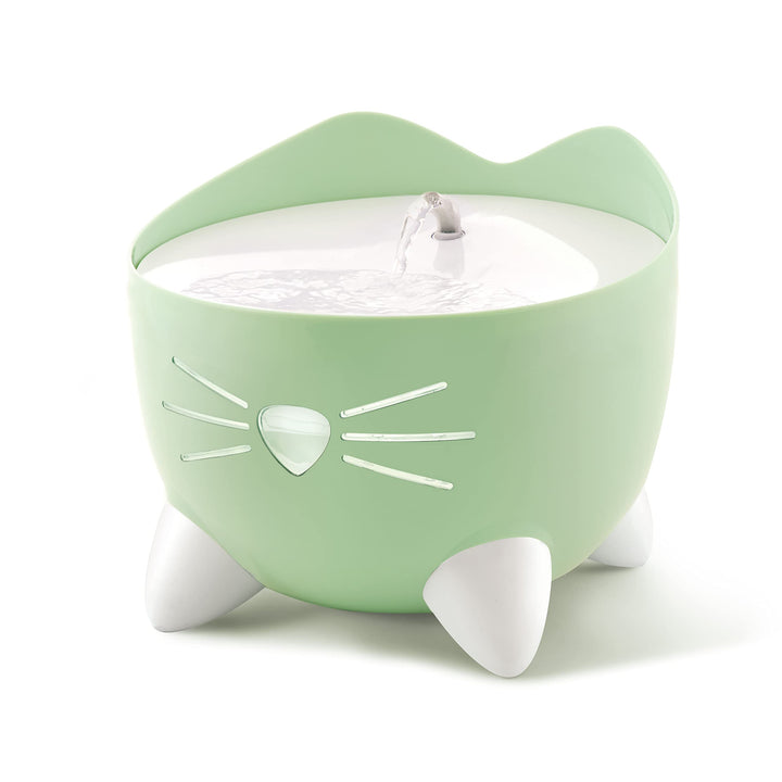 Catit Pixi Trinkbrunnen für Katzen, 2,5L, mintgrün, 1 Stück (1er Pack) mintgrün 1 Stück (1er Pack),