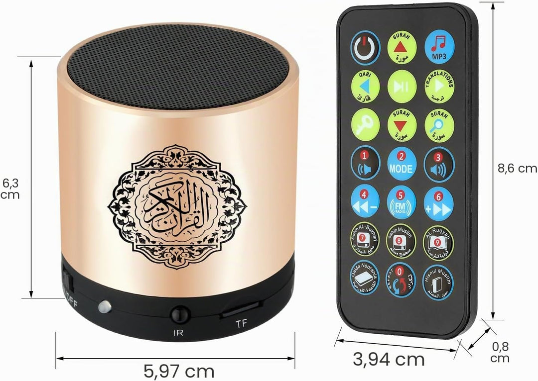 Anlising USB-Lautsprecher, digital, Koran, MP3-Player, Übersetzer, Remote Control Speaker, tragbar,