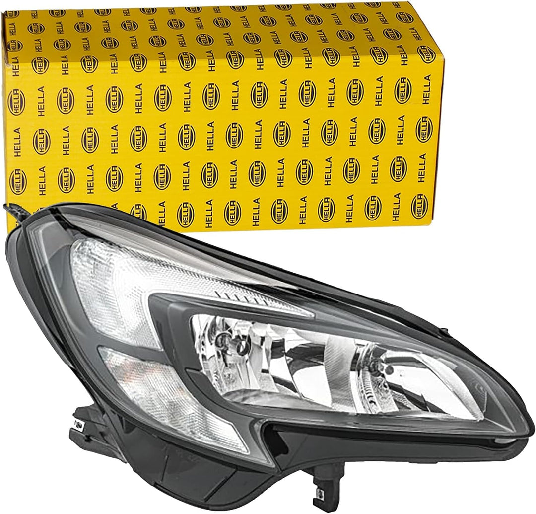 HELLA 1LF 011 830-041 FF/Halogen-Hauptscheinwerfer - rechts - für u.a. Opel Corsa E (X15) Rechts (Be