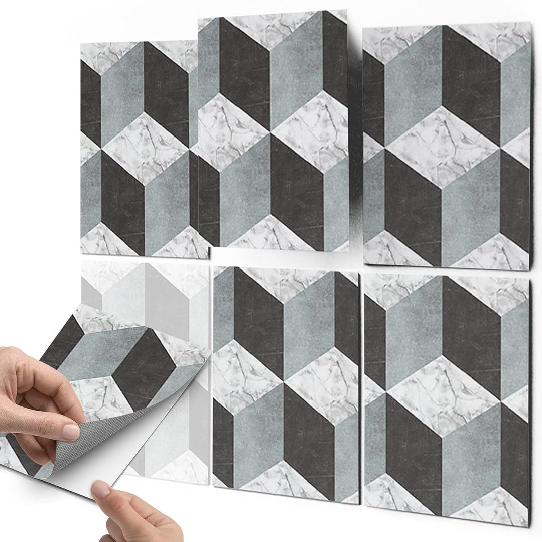 CREATISTO Mosaik-Fliesen Fliesensticker Fliesenfolie - Selbstklebende Fliesen Folie I Stickerfliesen