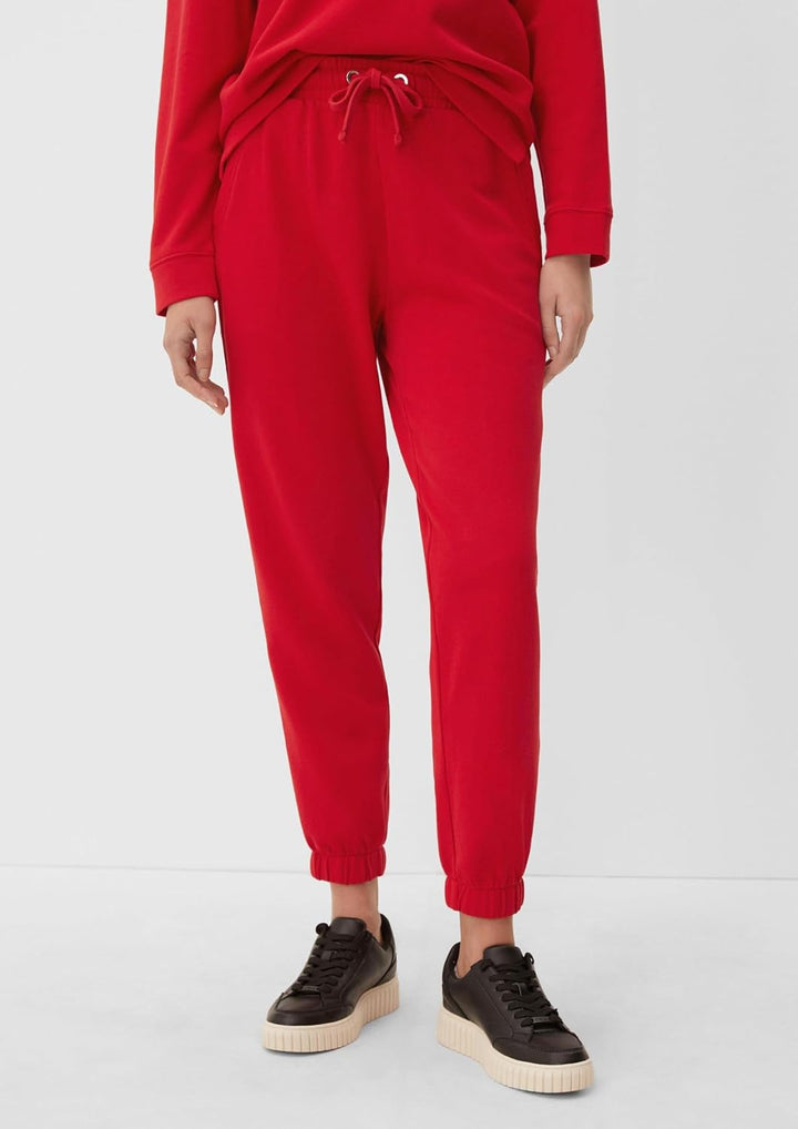 s.Oliver Jogpants aus leichtem Sweat 34 Rot, 34 Rot