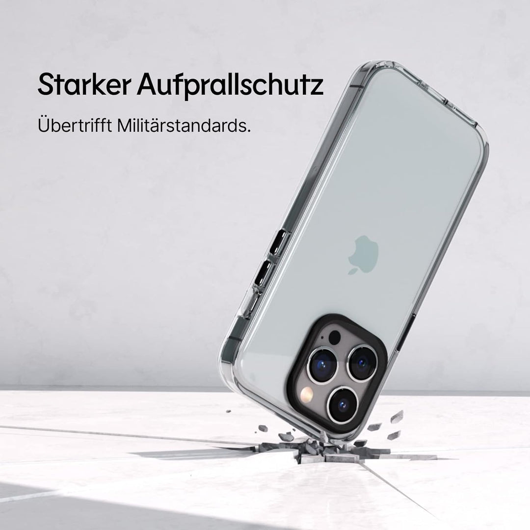 RhinoShield Crystal Clear Case kompatibel mit [iPhone 14/13] | Fortschrittliche Vergilbungsresistenz