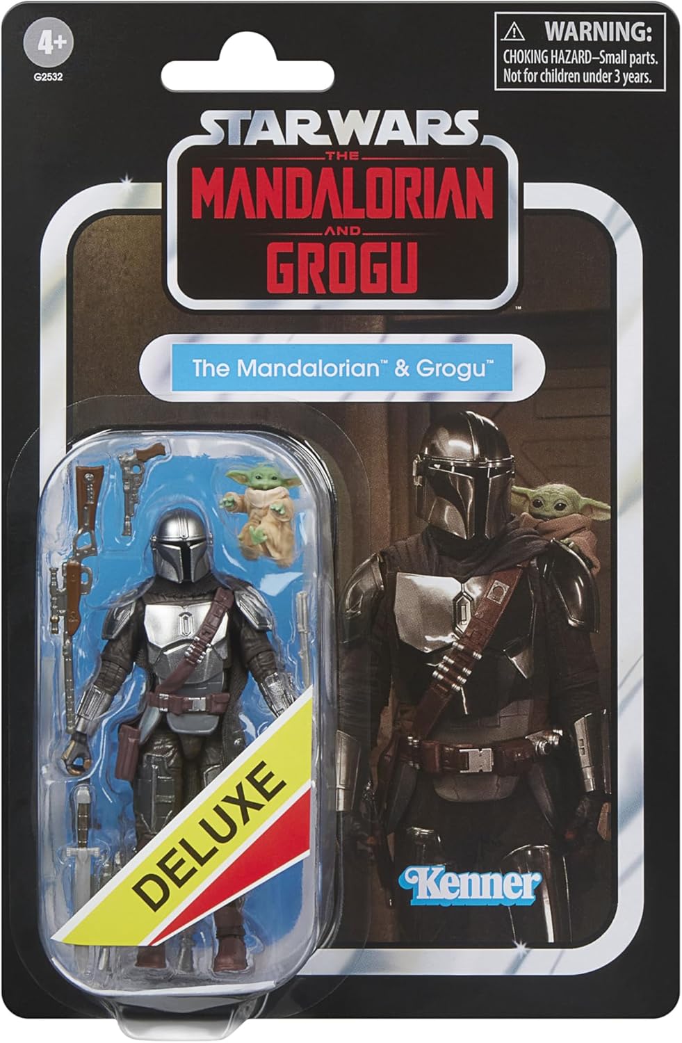 Star Wars The Vintage Collection Der Mandalorianer & Grogu, Deluxe Action-Figur zum Sammeln The Mand