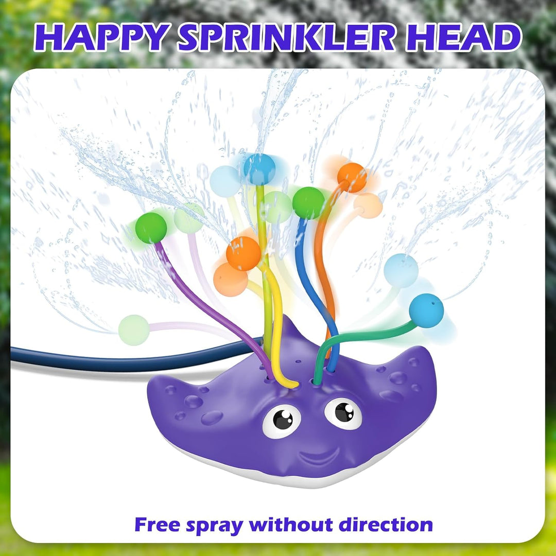 2-in-1-Wassersprinkler-Spielzeug für Erwachsene, Bewässerungsspielzeug für den Garten im Freien mit