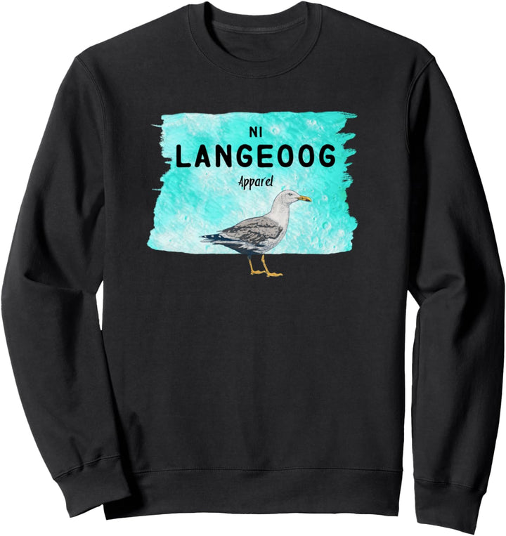 Langeoog - Nordsee Urlaub Fan Liebe - Möwe Motiv - Moin Sweatshirt
