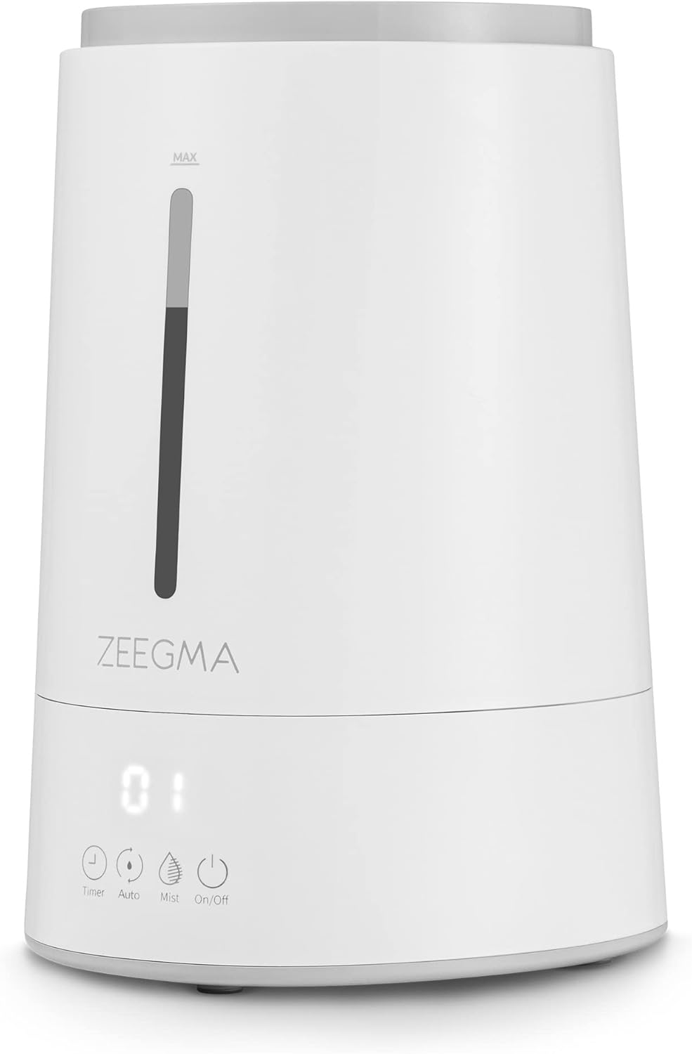 ZEEGMA Vers IONI Luftbefeuchter mit Luftionisierungs- und Aromatherapie-Funktion, 260 ml/h, Hygromet