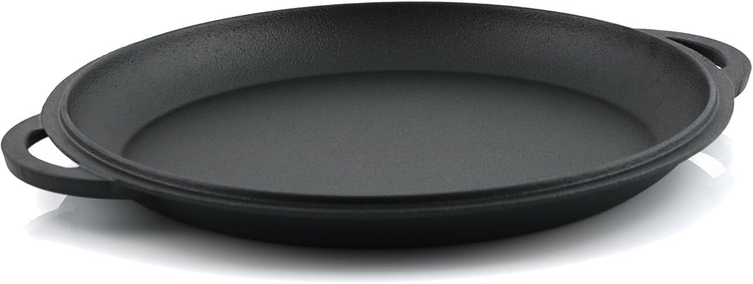 BBQ-Toro Gusseisen Kazan mit Kazan Ofen Ø 34 cm | 6,9 L Gusstopf mit Deckel, Gusseisentopf | Gulasch