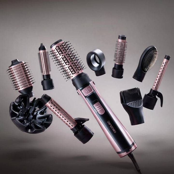 Cecotec Warmluftbürste CeramicCare 10in1 AirBrush Gyro, 1100W | 3 Geschwindigkeits, Temperaturstufen