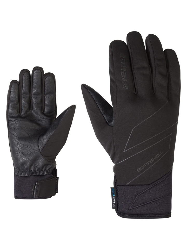 Ziener Herren Ilion Freizeit-/ Funktions-/ Outdoor-Handschuhe | Soft-Shell, Winddicht, wasserdicht 1