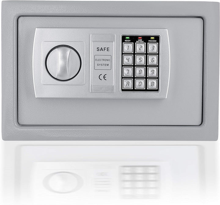 KESSER® Elektr. Tresor | 31x20x20cm | LED-Anzeige | Elektronischer Safe | Doppelbolzenverriegelung |