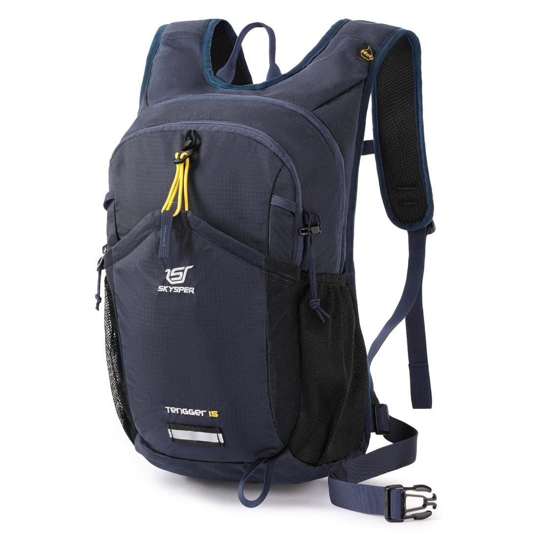 SKYSPER Wanderrucksack, 15L Kleiner Rucksack Leicht Tagesrucksack Damen Daypack für Wandern Hiking B