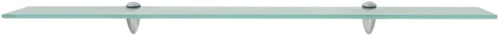 vidaXL 2X Regal Schwebend Wandregal Glasregal Glasboden Glasablage Badablage Wandablage Badregal Abl