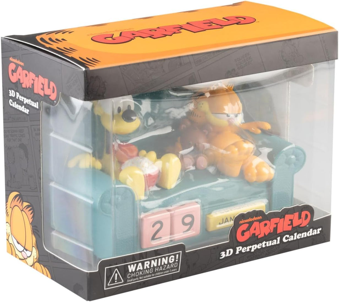 Grupo Erik Ewiger Kalender Garfield Figuren - 3D Kalender Tischkalender zum Aufstellen - Dauerkalend